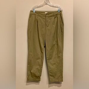 Green chinos